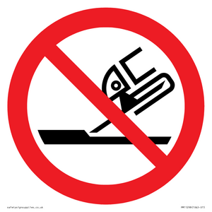 Prohibition: Do not use for face grinding